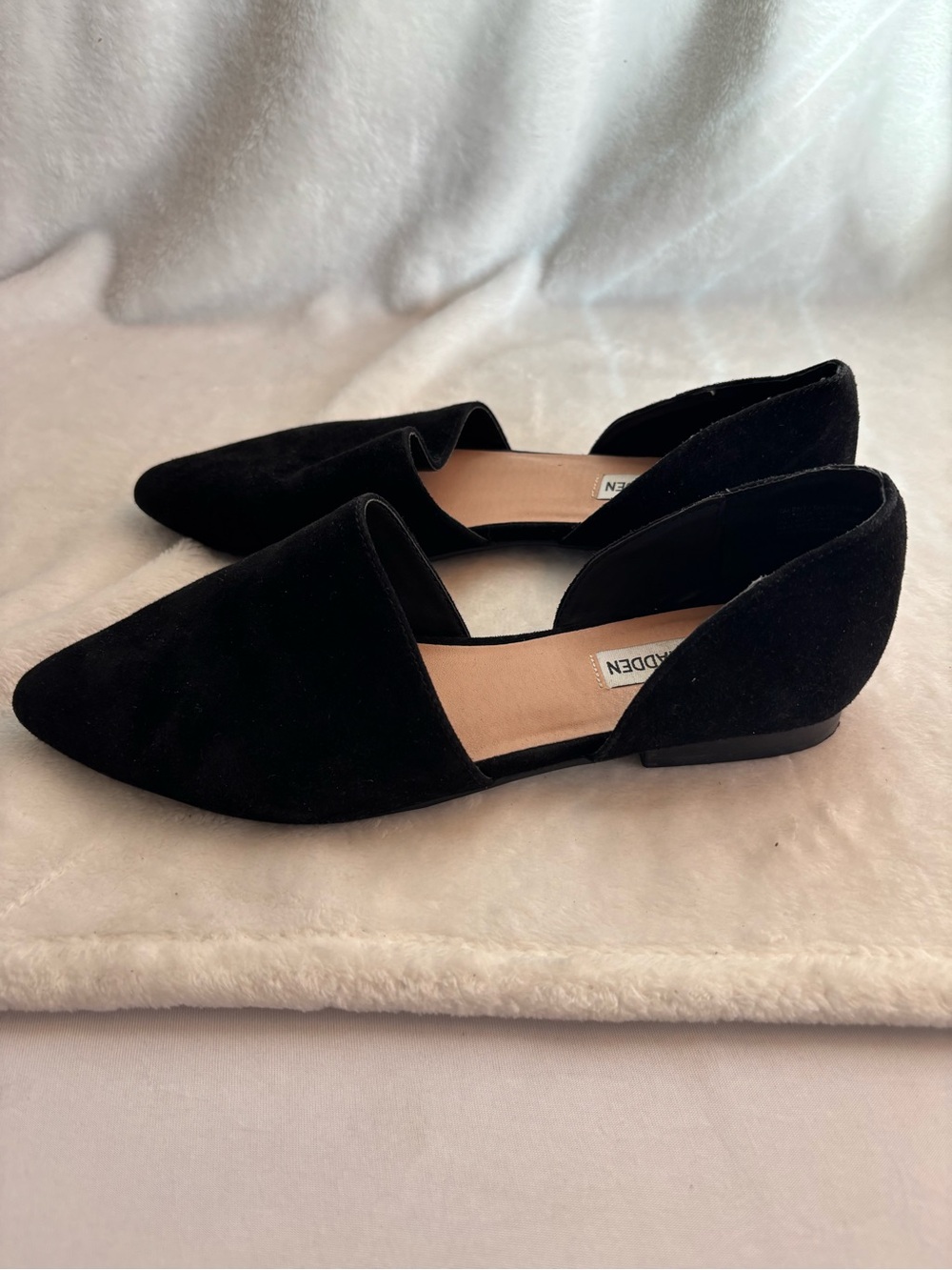 Steve Madden Talent D’Orsay flats, Black Size 8